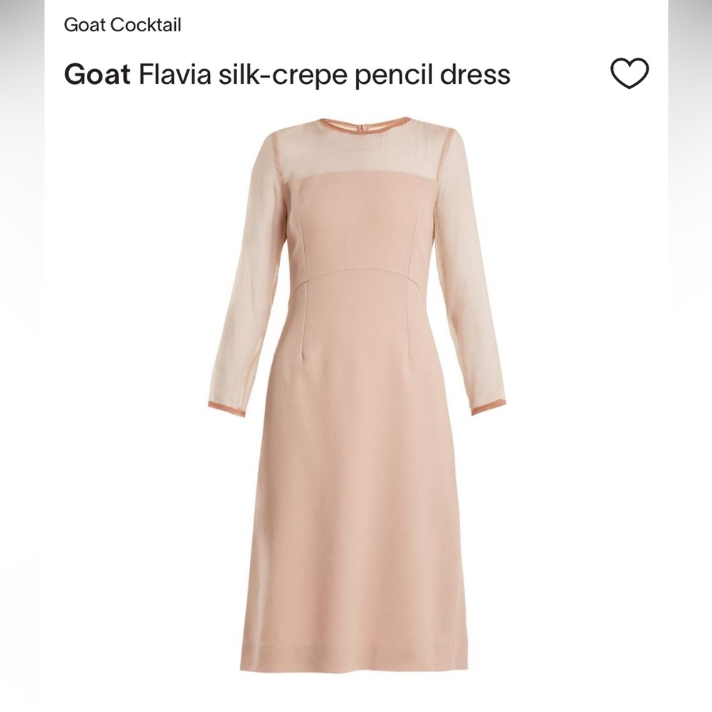 Goat Flavoa Silk-Crepe Dress